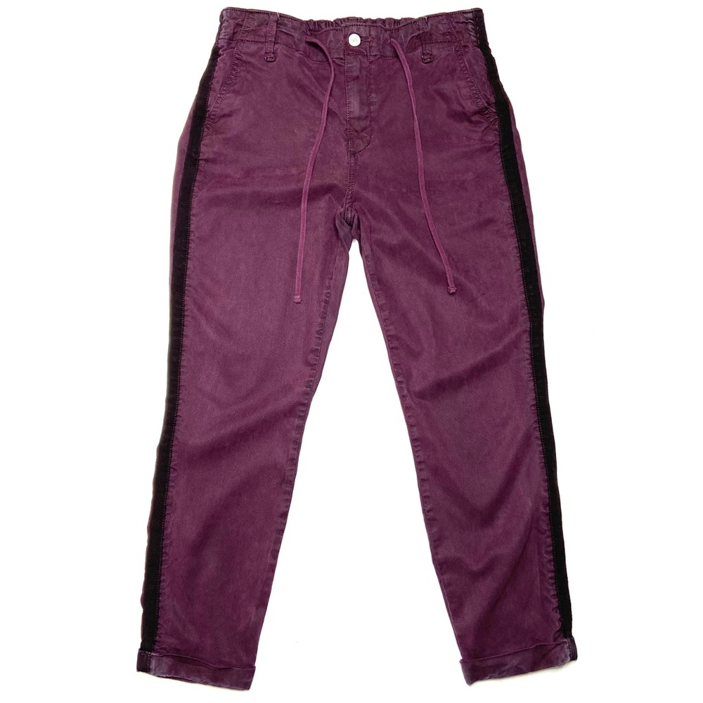 PAIGE Christy Drawstring High Rise Tapered Pant